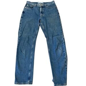 Tommy Hilfiger women size 6 denim medium blue jeans high rise cotton vintage y2k